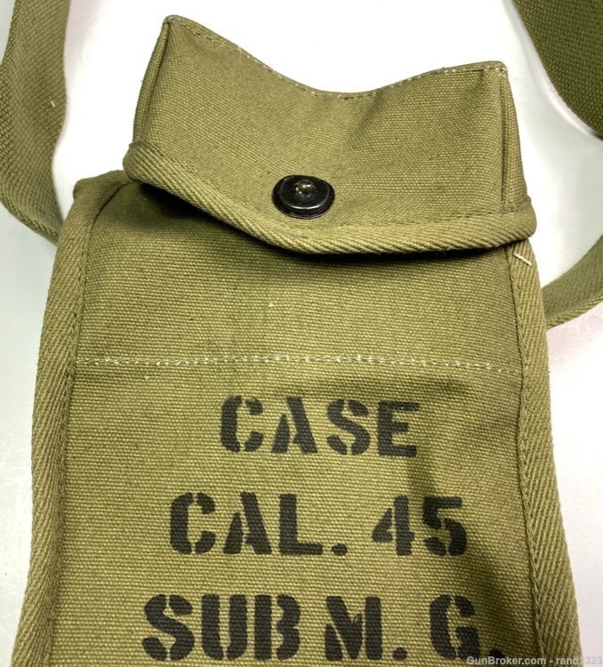 WWII US M1 M1A1 THOMPSON 30RD AMMO CARRY BAG-OD#7-img-3