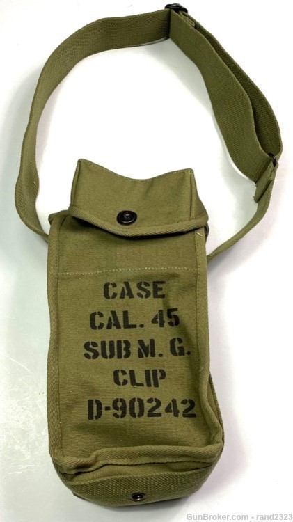 WWII US M1 M1A1 THOMPSON 30RD AMMO CARRY BAG-OD#7-img-0