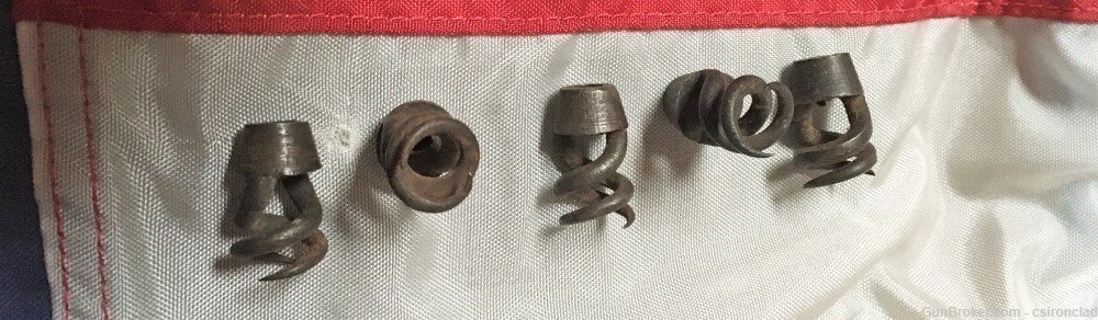 Civil War bullet / patch pullers for rifle ramrods-img-3
