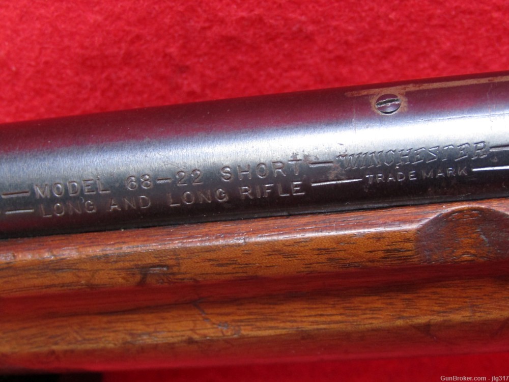Winchester 68 22 S/L/LR Single Shot Bolt Action Rifle Rare Import Marked-img-20
