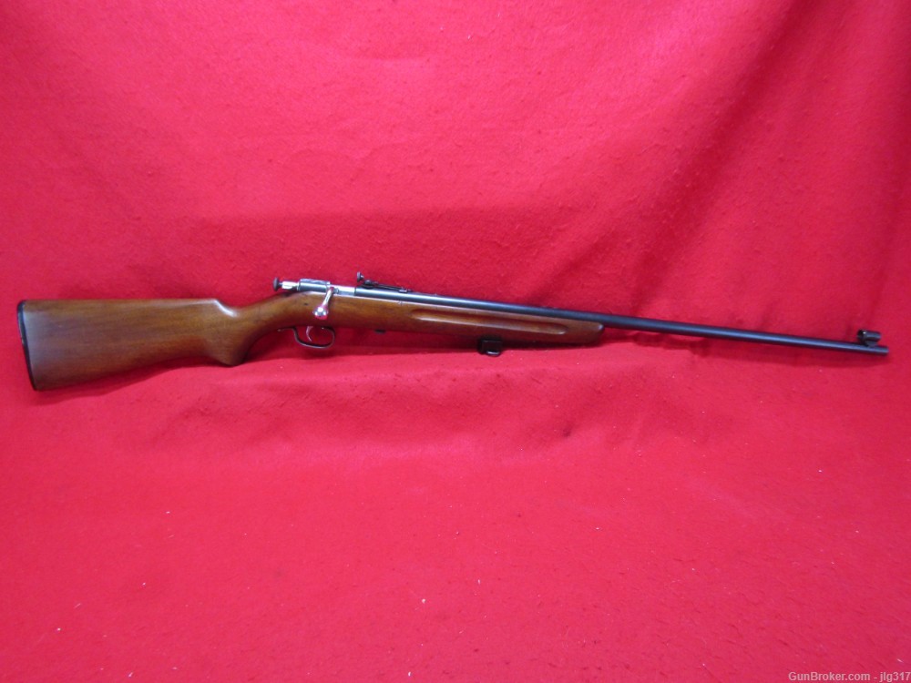 Winchester 68 22 S/L/LR Single Shot Bolt Action Rifle Rare Import Marked-img-2