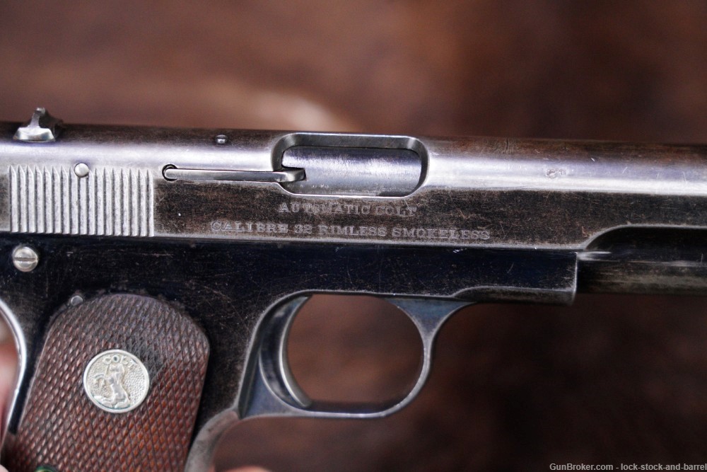 Colt 1903 Pocket Hammerless Type I .32 ACP Semi-Automatic Pistol, 1906 C&R-img-10