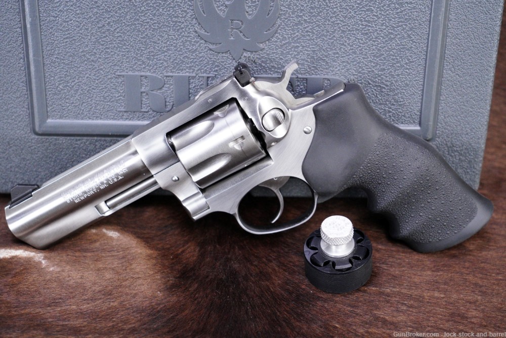 Ruger GP100 Model 01705 .357 MAG 4.2” SA/DA Stainless Revolver & Box 2010-img-3