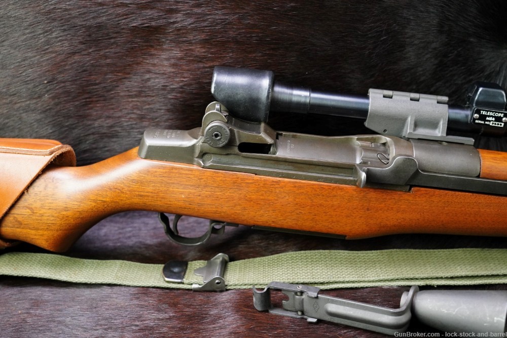 WWII Springfield M1D Garand Sniper CMP M84 Scope .30-06 Semi Auto Rifle C&R-img-4