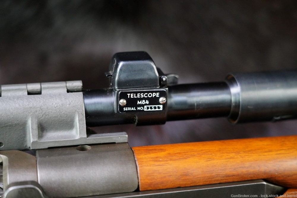 WWII Springfield M1D Garand Sniper CMP M84 Scope .30-06 Semi Auto Rifle C&R-img-23