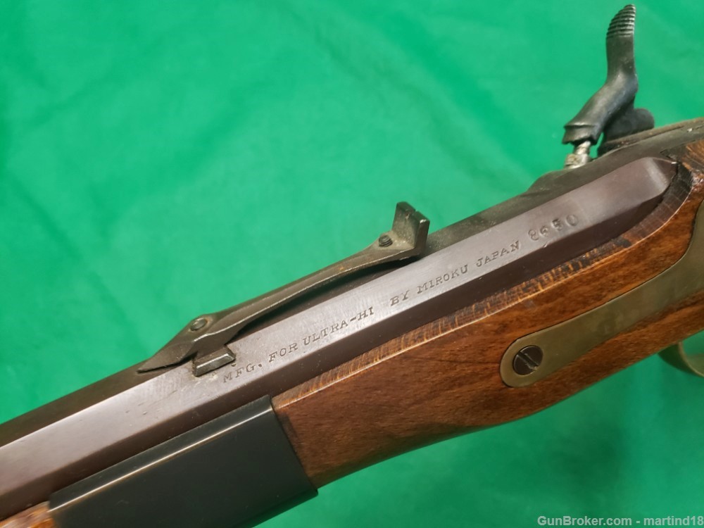Miroku Full Stock Black Powder Muzzle Loading Kentucky Rifle 45 NICE-img-9