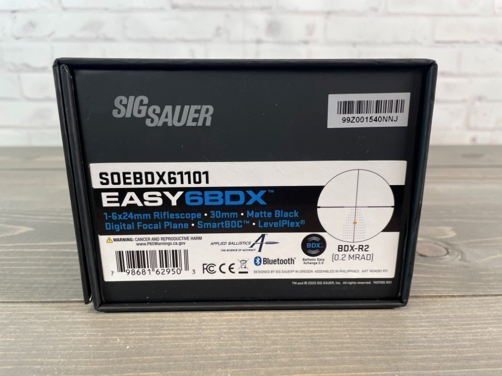 Sig Easy 6BDX SOEBDX61101 Sig Sauer BDX-img-0