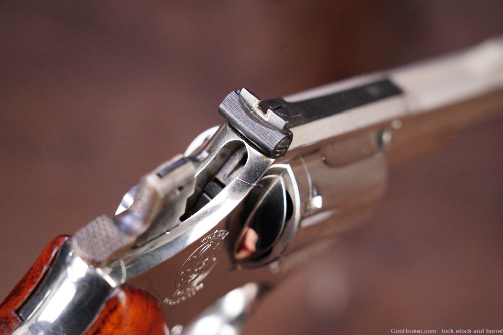Smith & Wesson S&W Model 19-3 .357 mag 4" DA/SA Nickel Revolver 1974-img-19