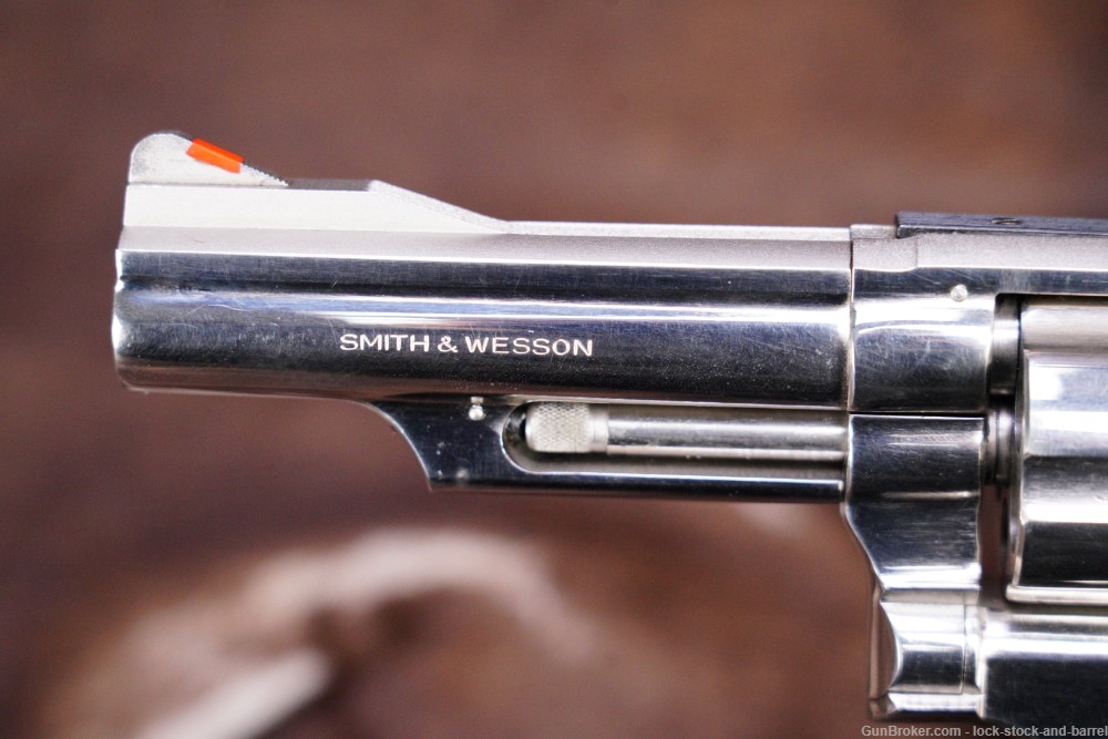 Smith & Wesson S&W Model 19-3 .357 mag 4" DA/SA Nickel Revolver 1974-img-12