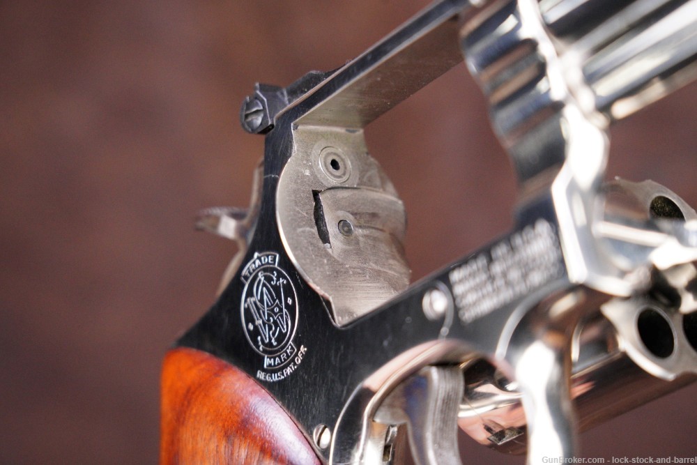 Smith & Wesson S&W Model 19-3 .357 mag 4" DA/SA Nickel Revolver 1974-img-18