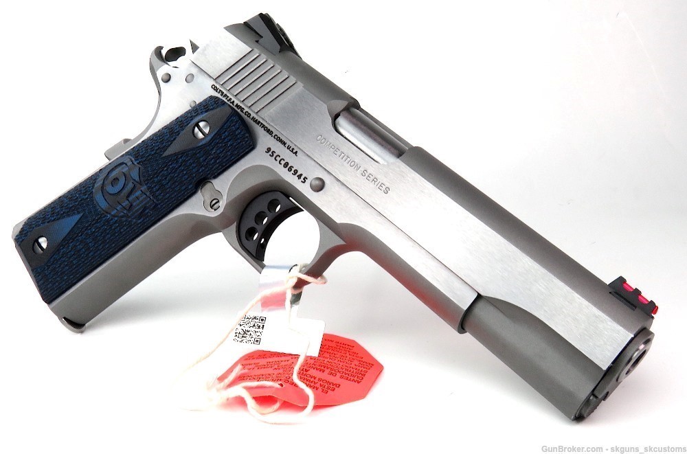 NEW COLT 1911 COMPETITION STAINLESS 9mm 9+1rds 5" BARREL SKU: o1072CCS-img-4