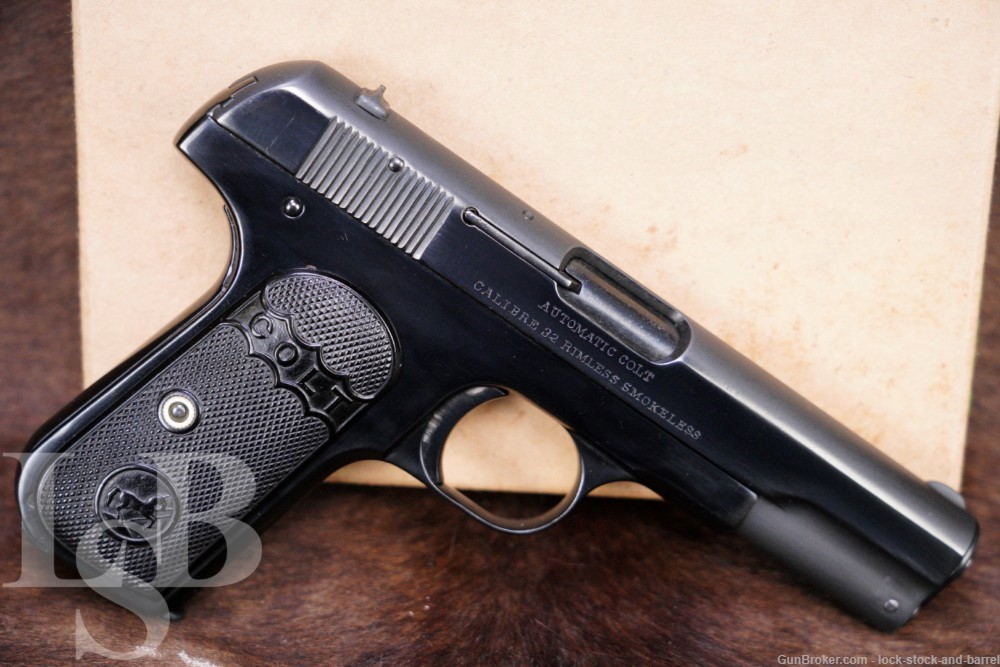 Colt 1903 Pocket Hammerless Type I .32 ACP Semi-Automatic Pistol, 1906 C&R-img-0