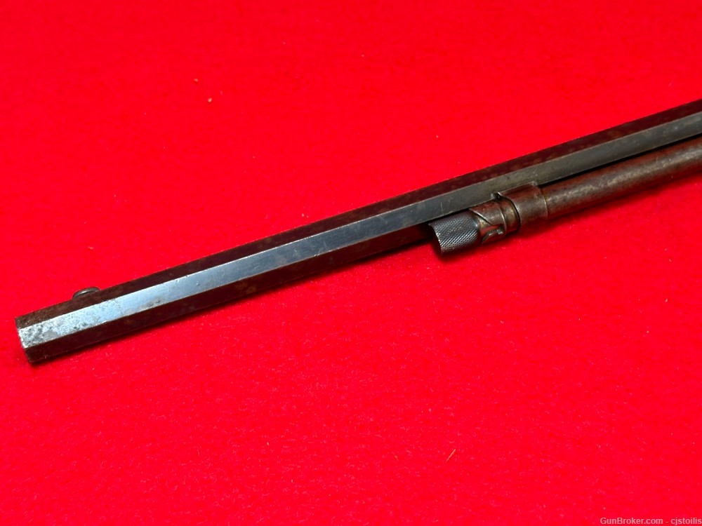Winchester Model 1890 22 WRF Rimfire Pump Rifle - Has 22 Magnum Sleeve-img-8