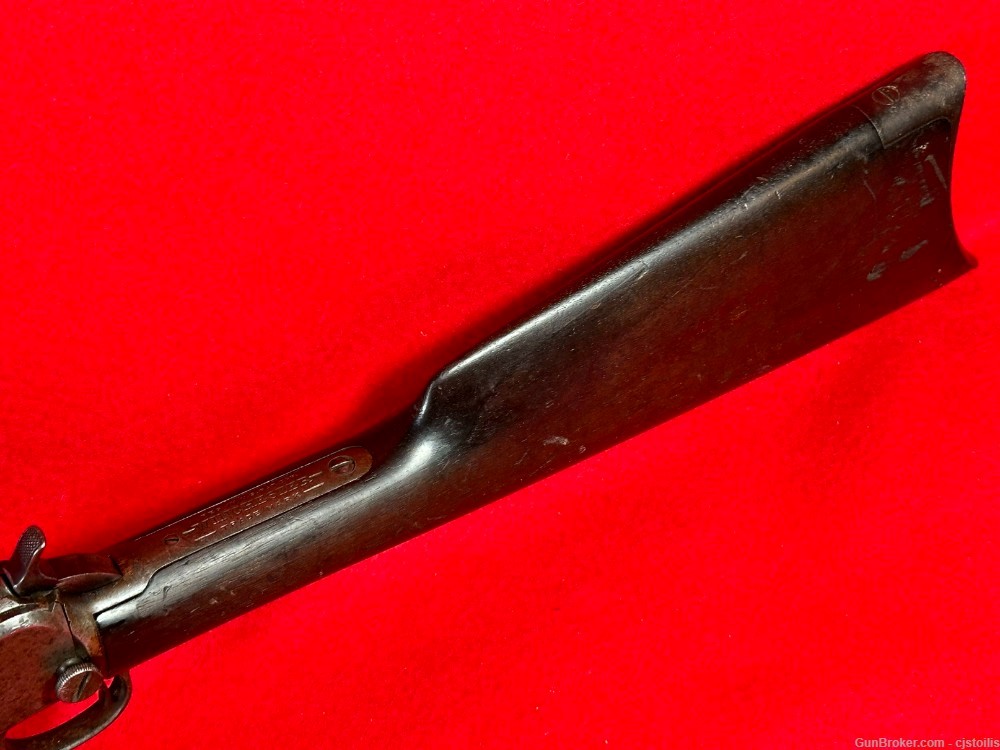 Winchester Model 1890 22 WRF Rimfire Pump Rifle - Has 22 Magnum Sleeve-img-5