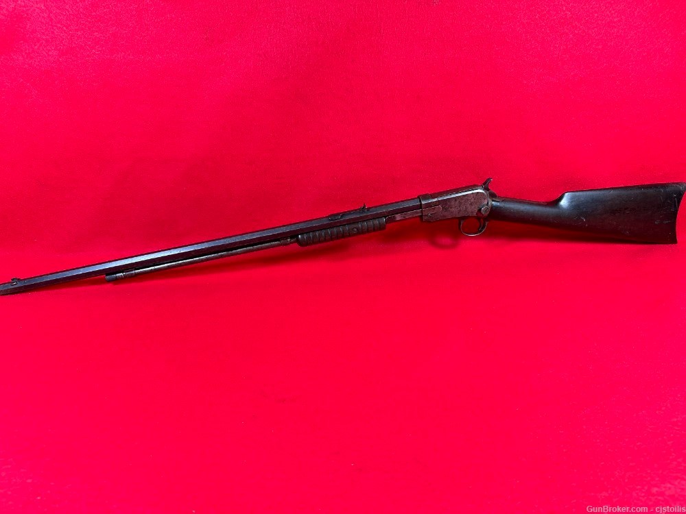 Winchester Model 1890 22 WRF Rimfire Pump Rifle - Has 22 Magnum Sleeve-img-0