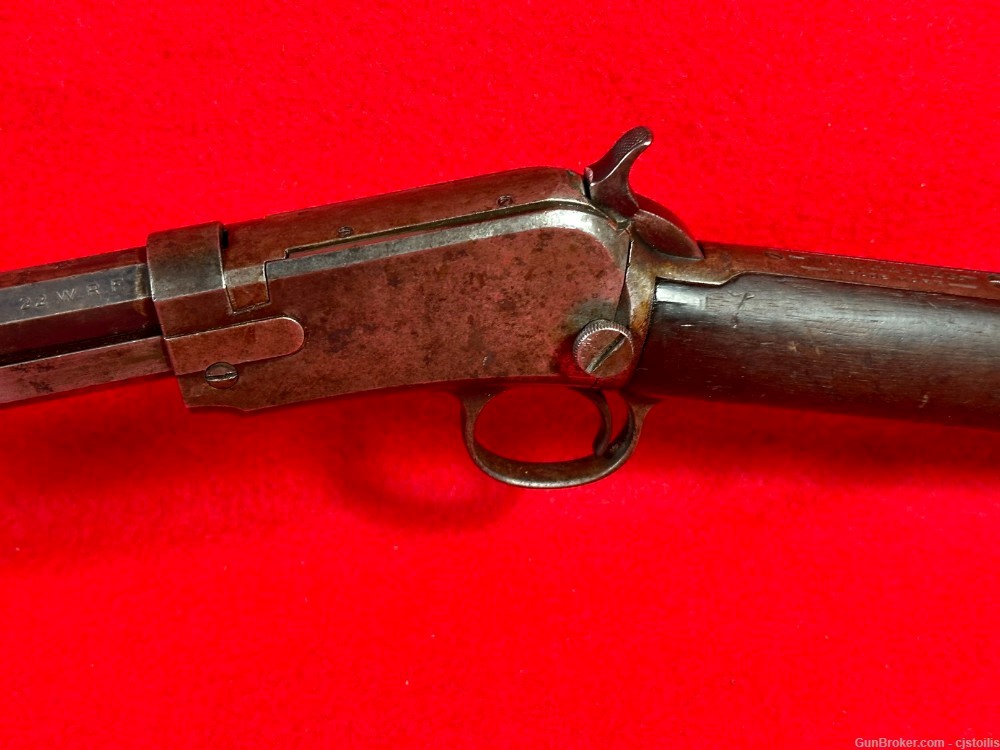 Winchester Model 1890 22 WRF Rimfire Pump Rifle - Has 22 Magnum Sleeve-img-4