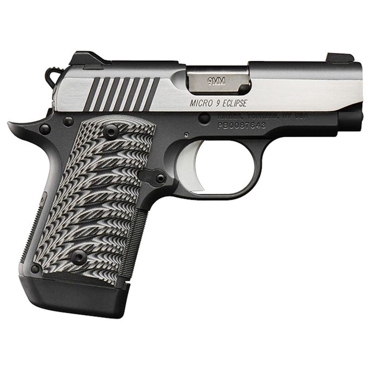 Kimber Micro 9 Eclipse Pistol 9mm Charcoal Gray 3.15-img-0