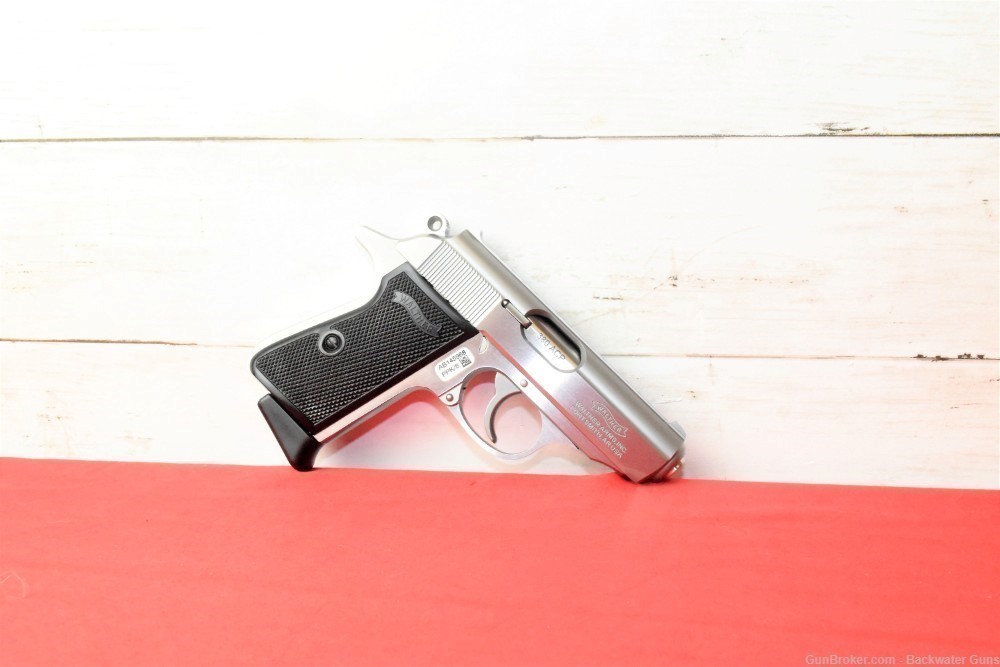 FACTORY NEW WALTHER PPK/S STAINLESS .380ACP PISTOL NO RESERVE!FREE SHIPPING-img-1