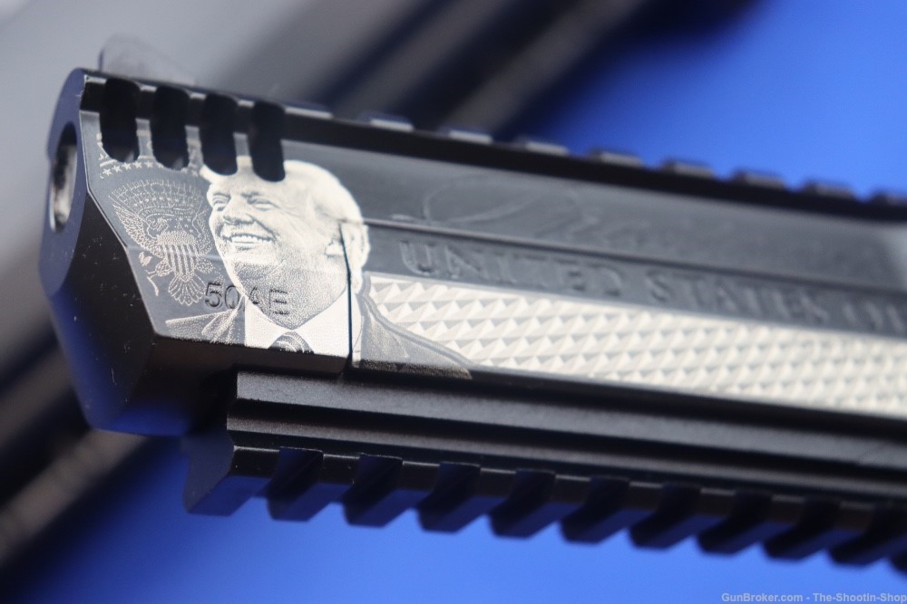 Magnum Research DESERT EAGLE 50AE Pistol DONALD TRUMP Engraved Limited LE -img-29