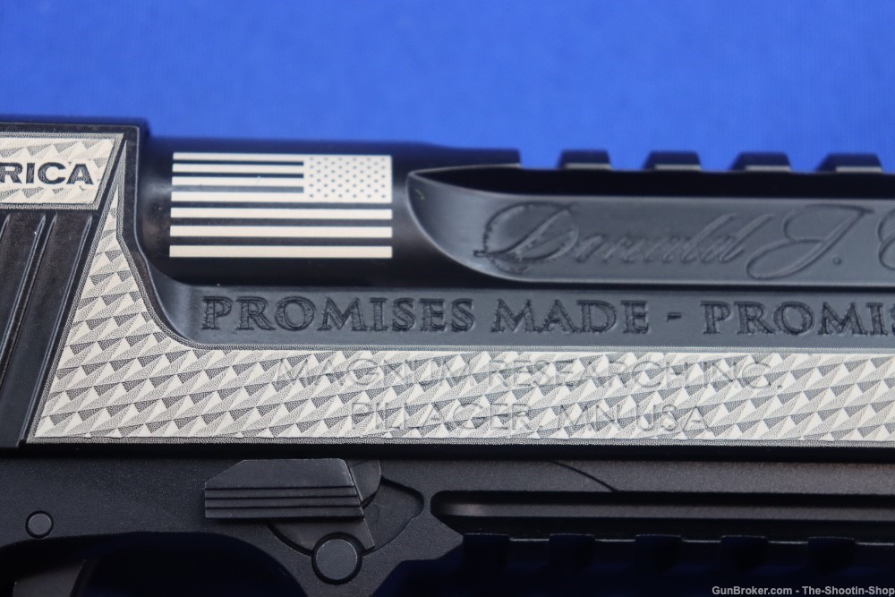 Magnum Research DESERT EAGLE 50AE Pistol DONALD TRUMP Engraved Limited LE -img-21