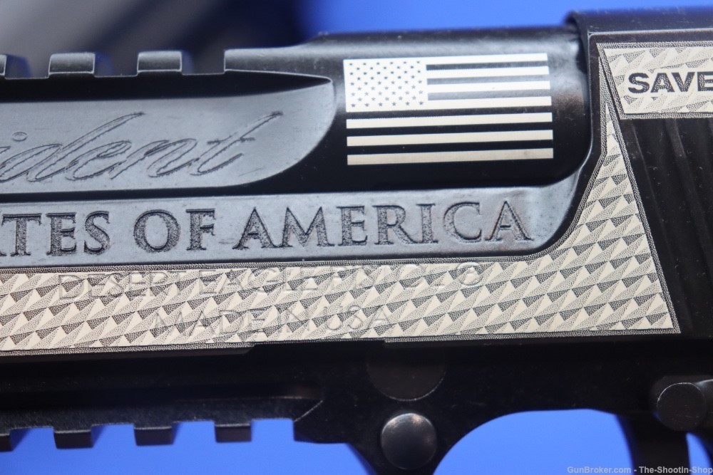 Magnum Research DESERT EAGLE 50AE Pistol DONALD TRUMP Engraved Limited LE -img-32