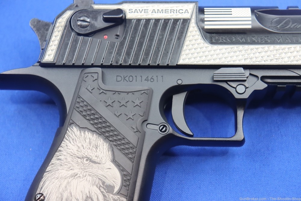 Magnum Research DESERT EAGLE 50AE Pistol DONALD TRUMP Engraved Limited LE -img-15