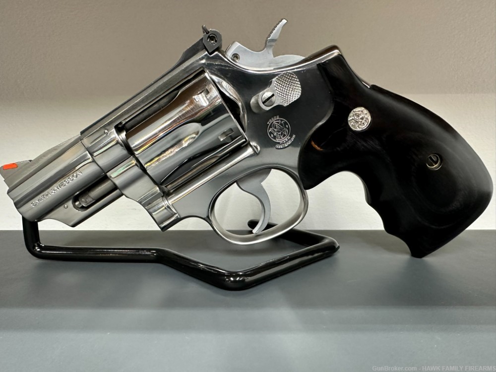 SMITH & WESSON 66-1 HIGH POLISHED STAINLESS 357 COMBAT REVOLVER *STUNNING *-img-0