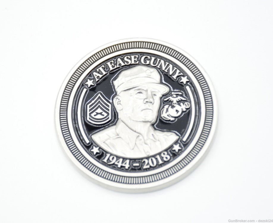 GLOCK PERFECTION "AT EASE GUNNY" CHALLENGE COIN 1944-2018 LIMITED 1 of 500 -img-0