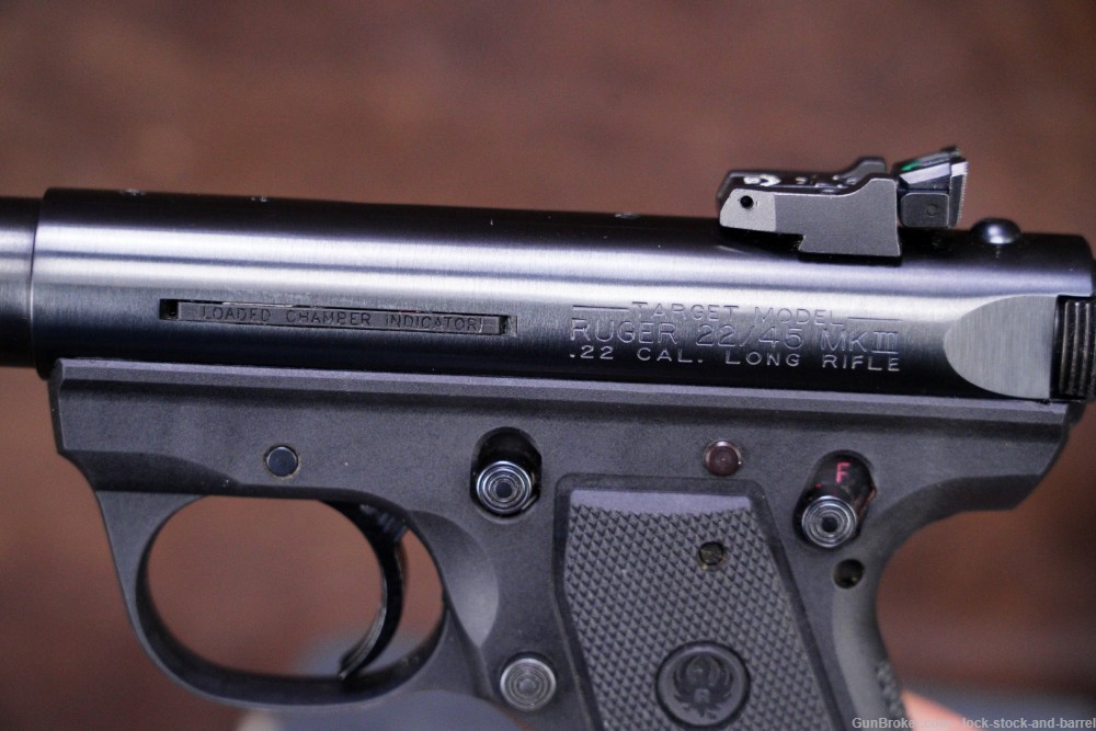 Ruger MK III 22/45 Target Model 10107 .22 LR 5 1/2” Semi Auto Pistol 2013-img-11