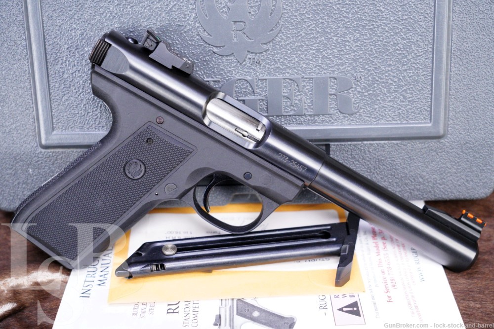 Ruger MK III 22/45 Target Model 10107 .22 LR 5 1/2” Semi Auto Pistol 2013-img-0