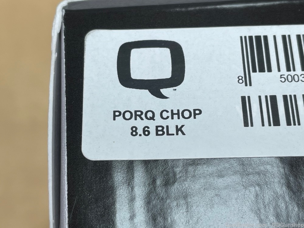Q Porq Chop 8.6 Blackout NIB-img-1