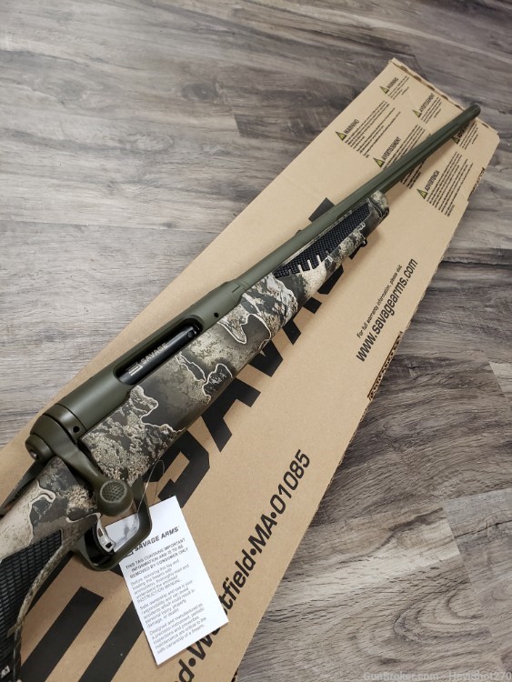 NEW Savage 110 Timberline 6.5 PRC Green Cerakote Fluted 6.5PRC NO CC FEES-img-2