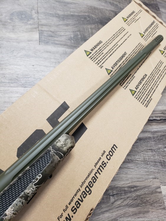 NEW Savage 110 Timberline 6.5 PRC Green Cerakote Fluted 6.5PRC NO CC FEES-img-3