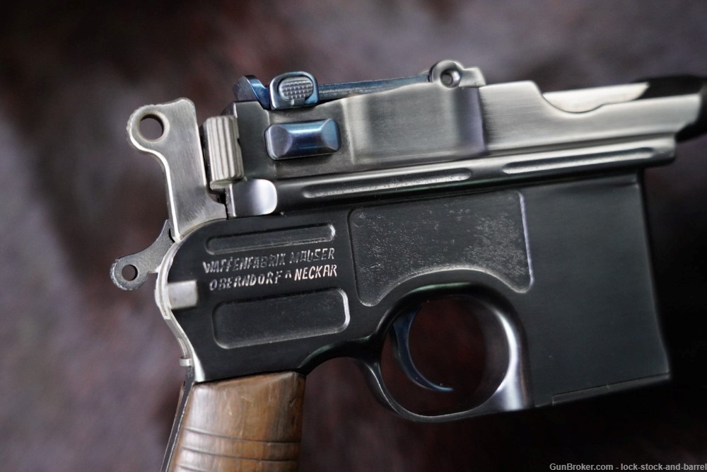 Mauser Model 1930 M30 Broomhandle C96 7.63mm/.30 Semi-Automatic Pistol, C&R-img-10
