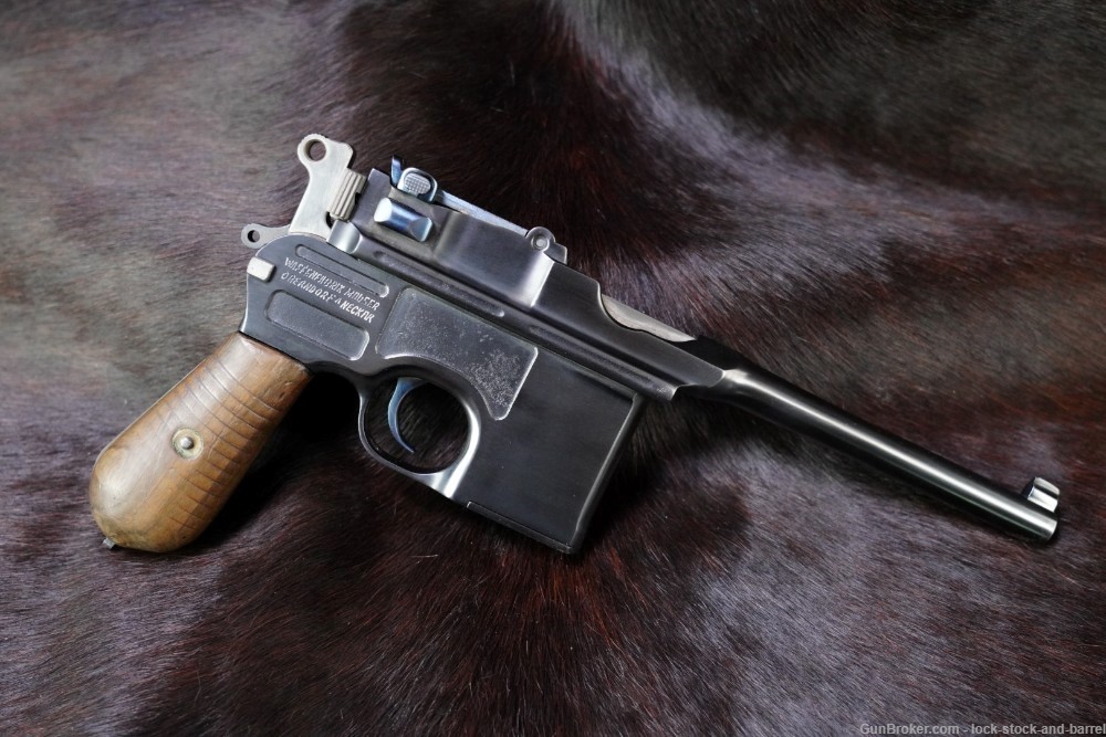 Mauser Model 1930 M30 Broomhandle C96 7.63mm/.30 Semi-Automatic Pistol, C&R-img-2