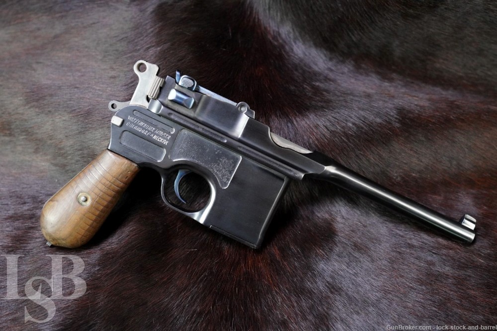 Mauser Model 1930 M30 Broomhandle C96 7.63mm/.30 Semi-Automatic Pistol, C&R-img-0