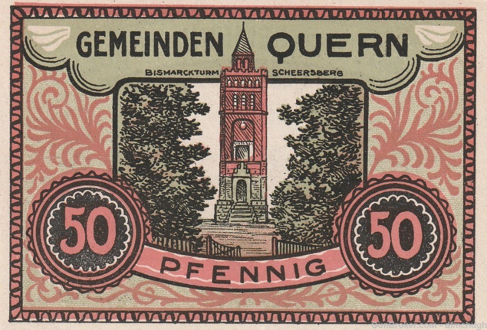 Weimar Germany Notgeld Emergency Currency, 50 Pfennings-img-0