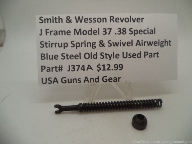 J374A Smith & Wesson J Frame Model 37 Stirrup Spring & Swivel-img-0