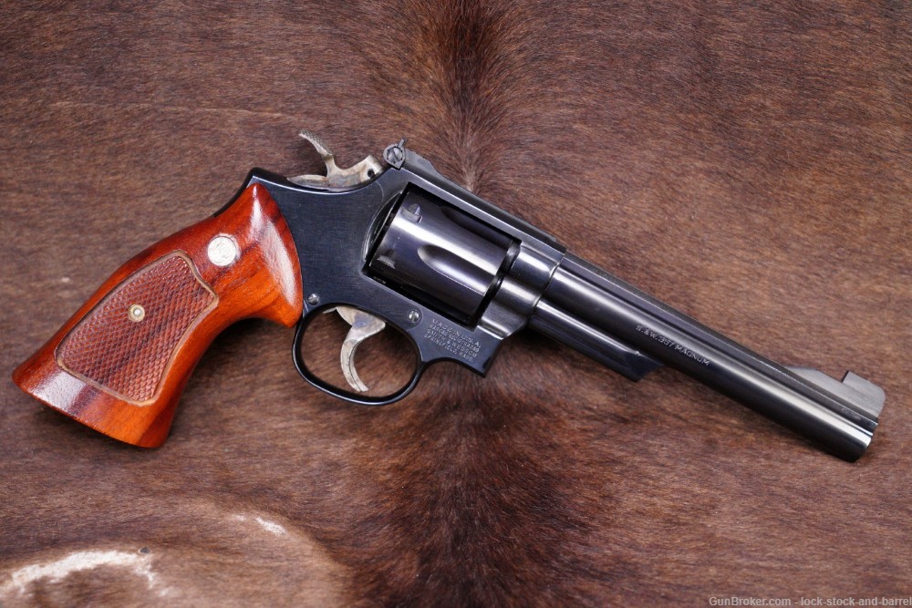 Smith & Wesson S&W Model 19-5 .357 Mag 6" DA/SA Revolver MFD 1983-img-2