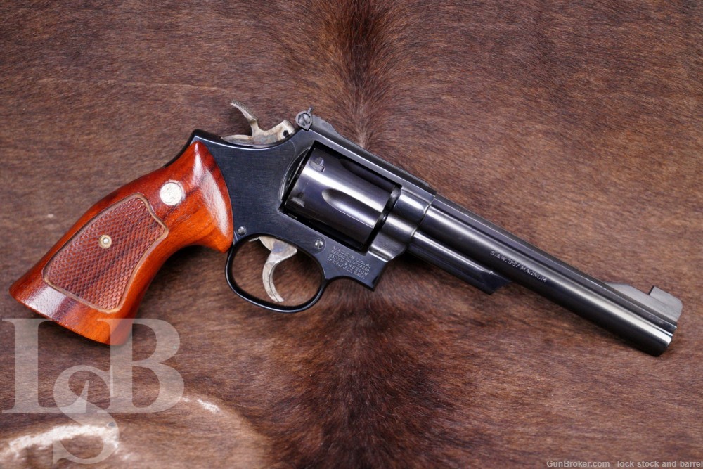 Smith & Wesson S&W Model 19-5 .357 Mag 6" DA/SA Revolver MFD 1983-img-0