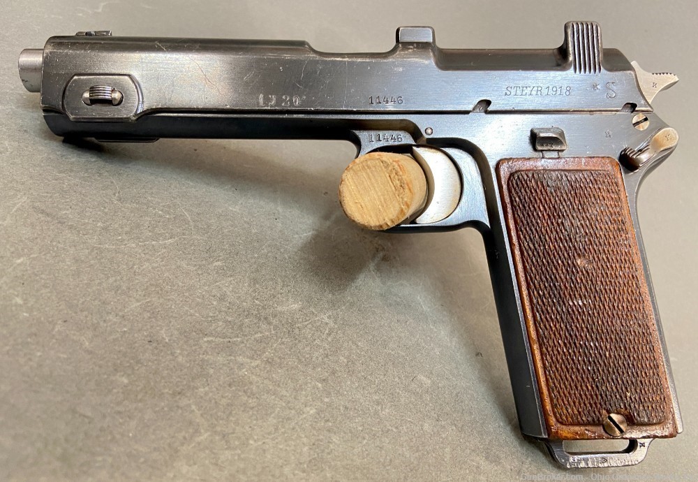 Steyr Hahn Model 1912 Second Bavarian Contract Pistol-img-1