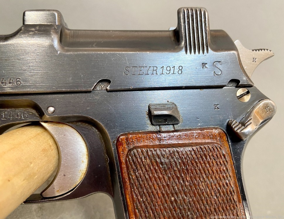 Steyr Hahn Model 1912 Second Bavarian Contract Pistol-img-5