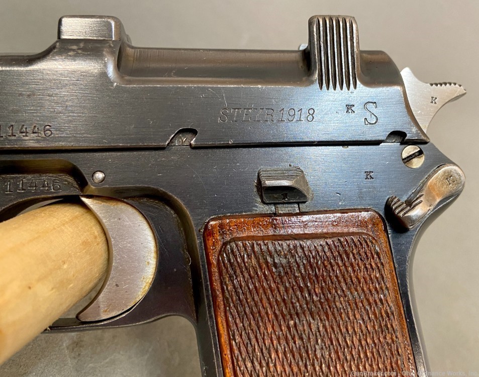 Steyr Hahn Model 1912 Second Bavarian Contract Pistol-img-6