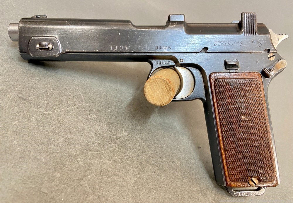 Steyr Hahn Model 1912 Second Bavarian Contract Pistol-img-0
