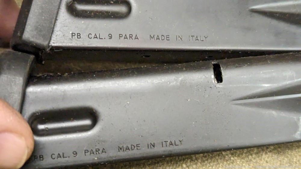 Factory Beretta 15 round 9mm mags, Bumper bottom 92FS-img-1