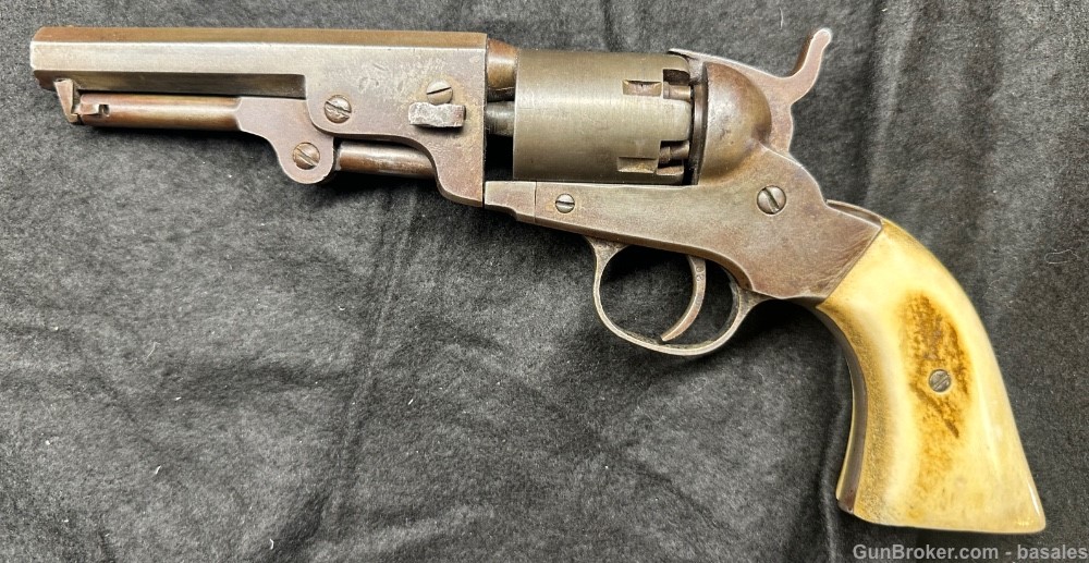 Civil War Nepperhan Firearms Co 31 Cal Percussion Revolver 4 1/4" Barrel-img-4