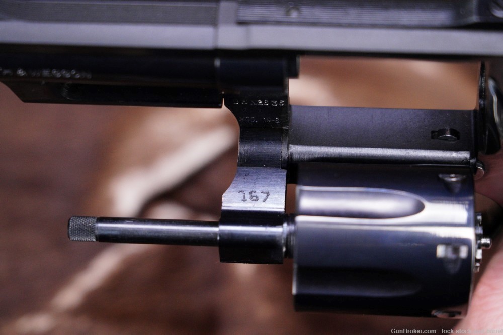 Smith & Wesson S&W Model 19-6 .357 Mag 4" DA/SA Revolver 1990s NO CA-img-16