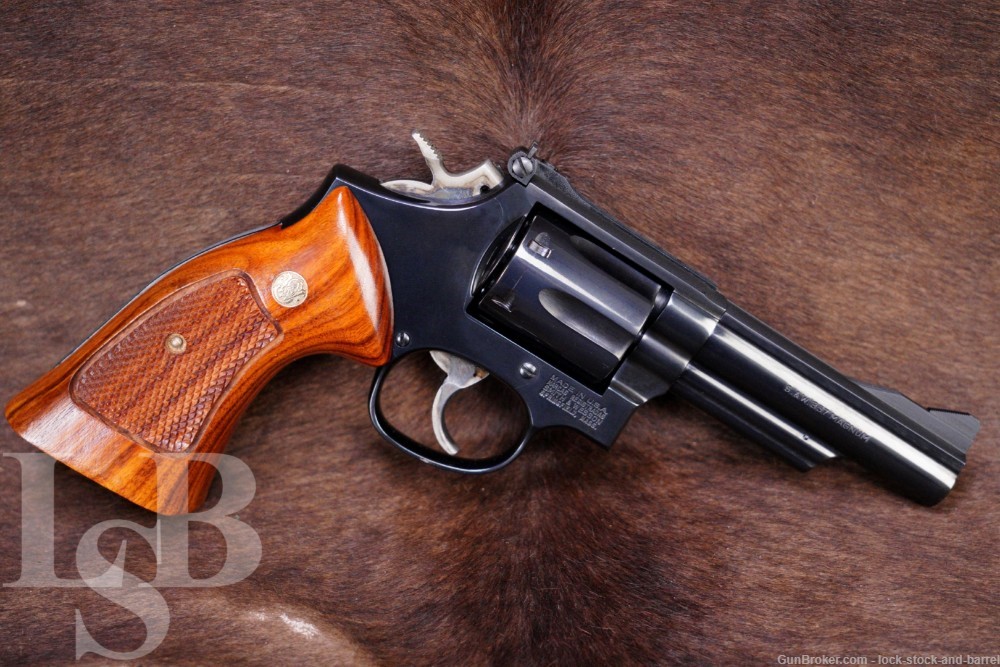 Smith & Wesson S&W Model 19-6 .357 Mag 4" DA/SA Revolver 1990s NO CA-img-0