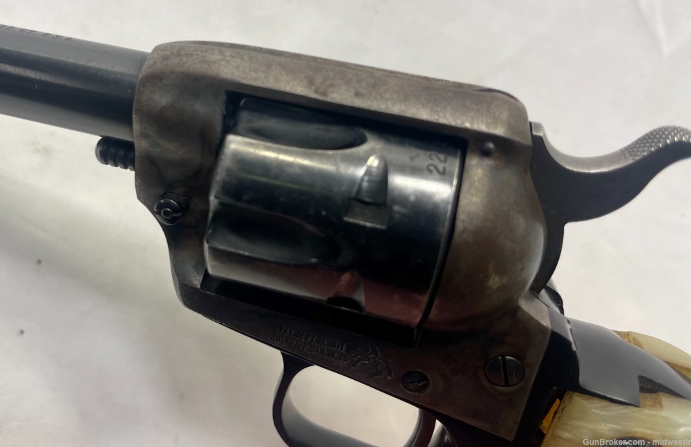 Colt Peacemaker Buntline 22LR Revolver Pre-Owned Earp Pearl -img-11