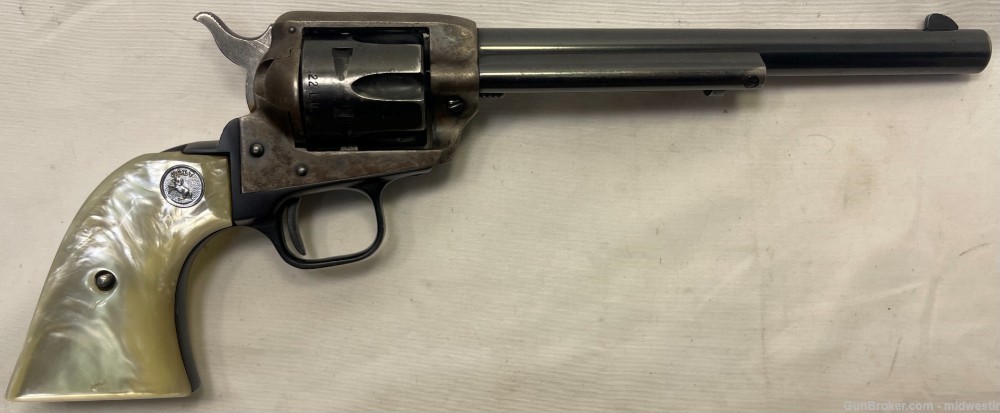 Colt Peacemaker Buntline 22LR Revolver Pre-Owned Earp Pearl -img-1